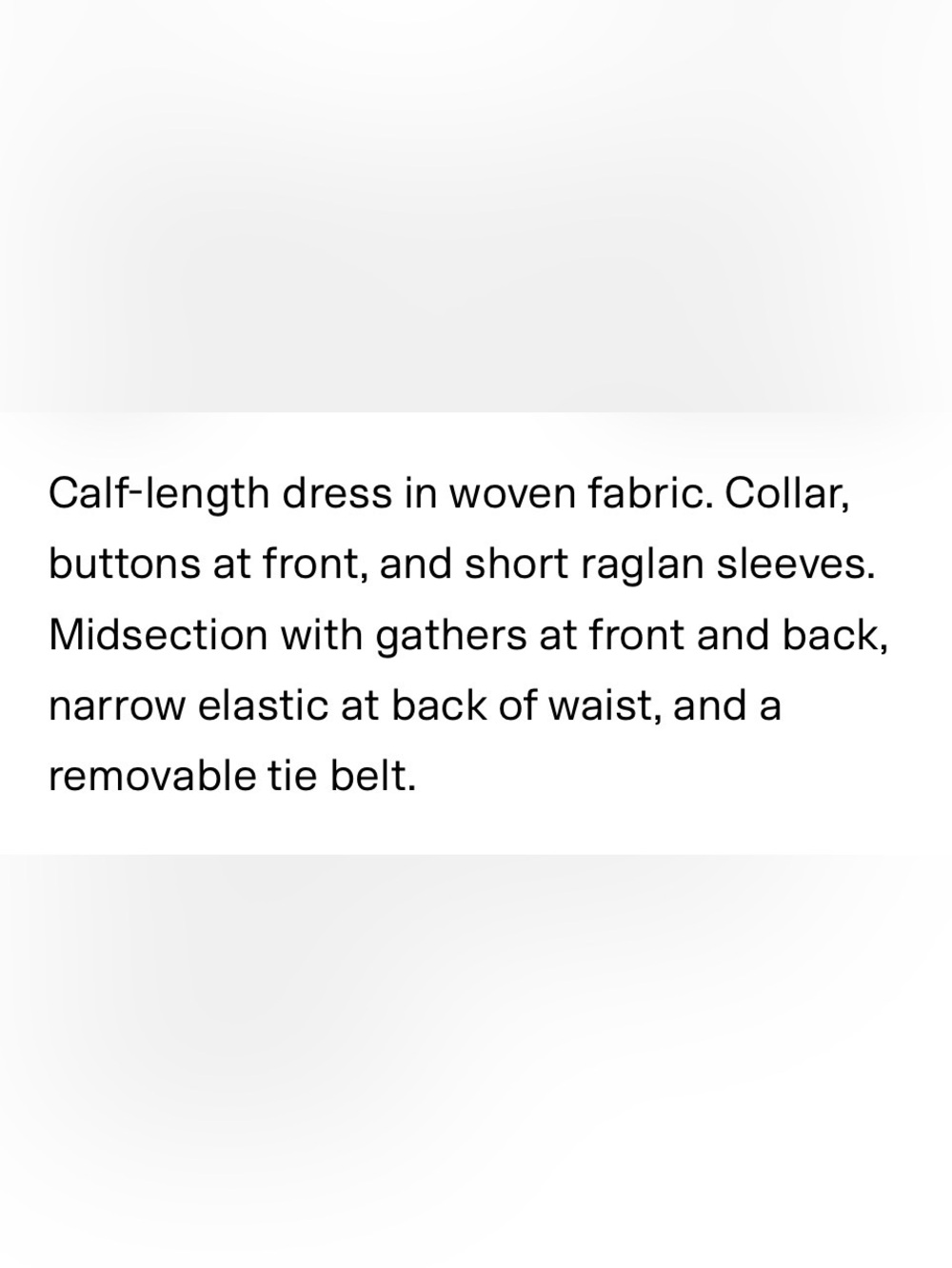 H&M Tie-Belt Shirt Dress - Picture 2 of 2